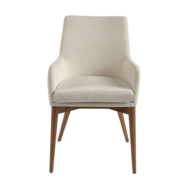 Beige fabric chair