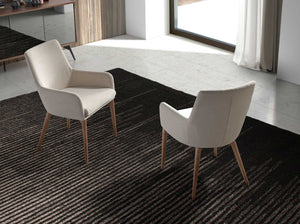Beige fabric chair