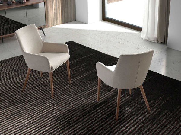 Beige fabric chair
