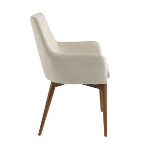 Beige fabric chair