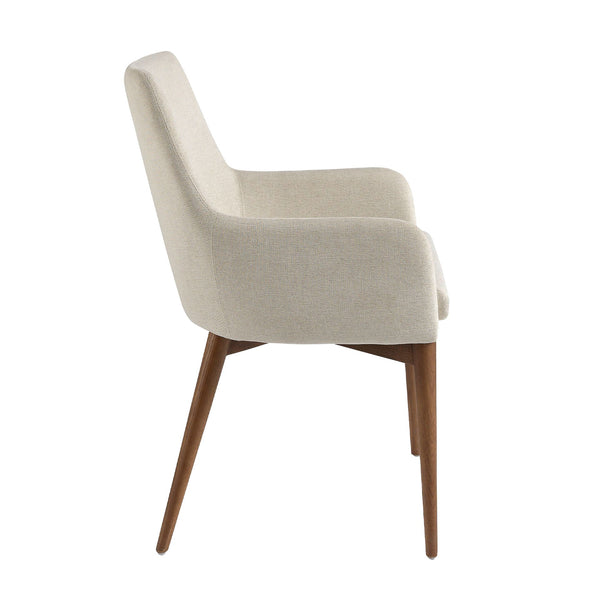 Beige fabric chair