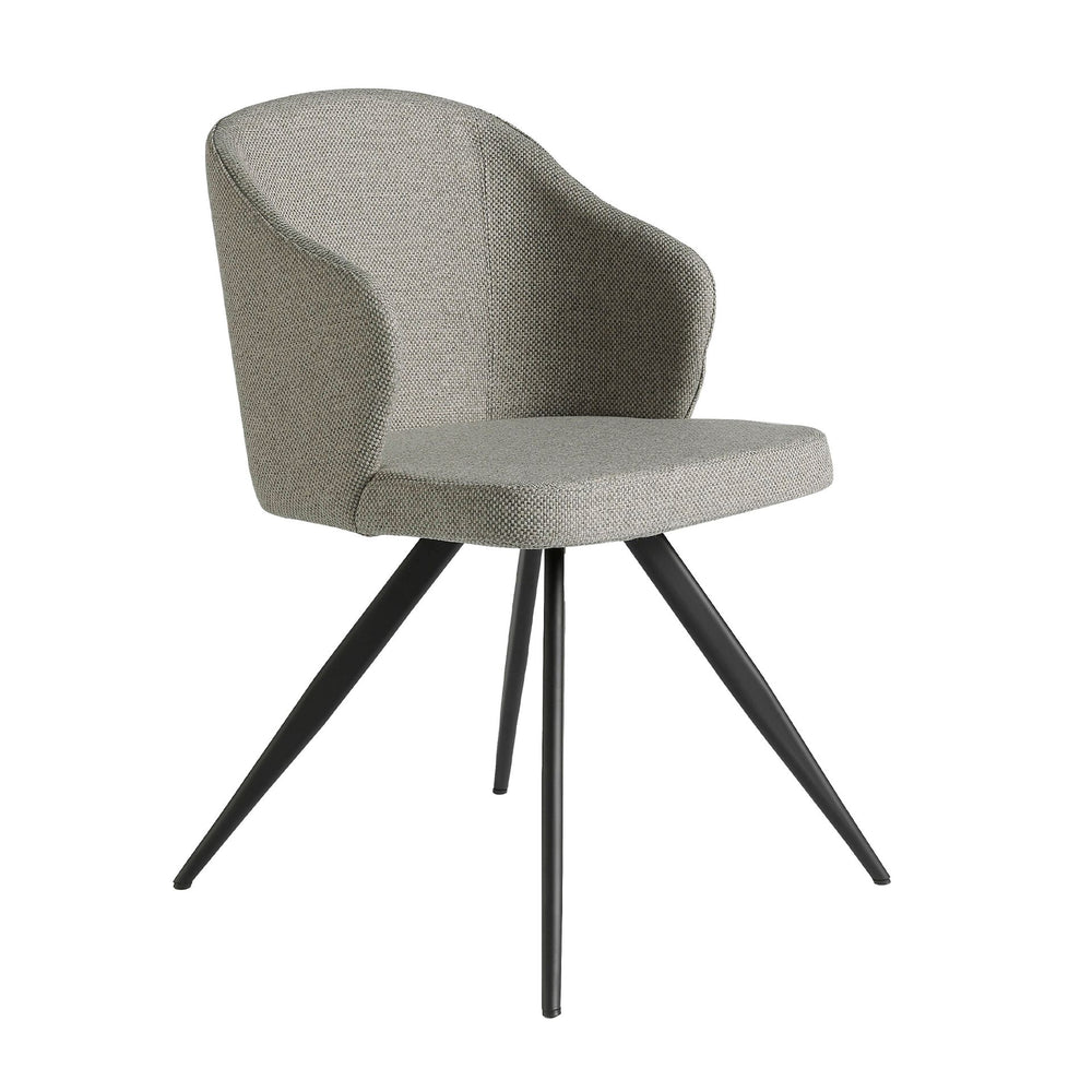 Chair in gray fabric