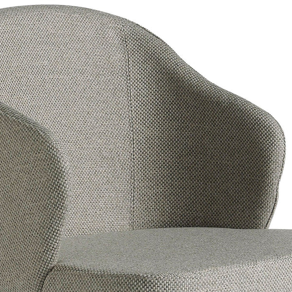 Chair in gray fabric