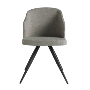 Chair in gray fabric