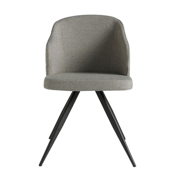 Chair in gray fabric