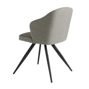 Chair in gray fabric
