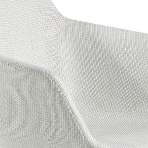 Swivel chair in beige fabric