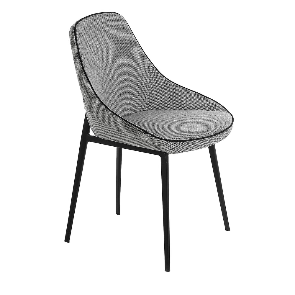 Chair in gray fabric