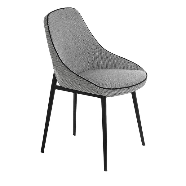 Chair in gray fabric