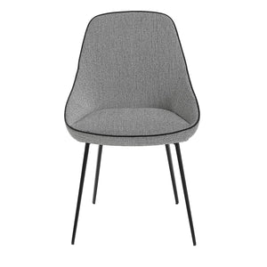 Chair in gray fabric