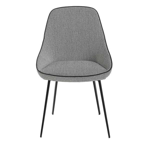 Chair in gray fabric