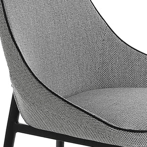 Chair in gray fabric
