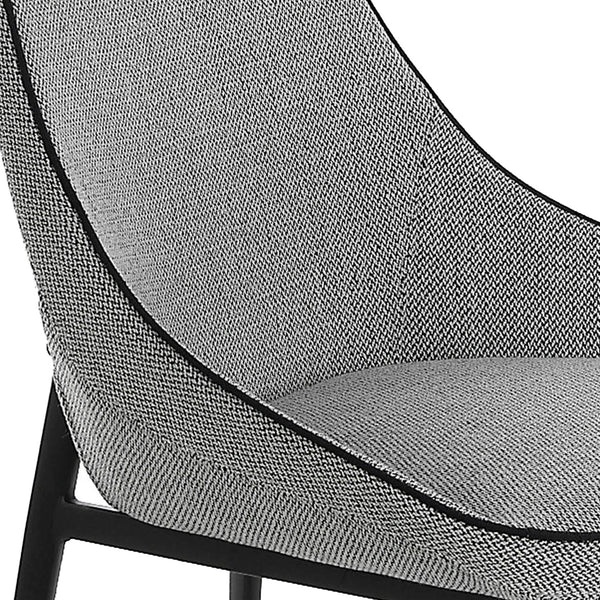 Chair in gray fabric