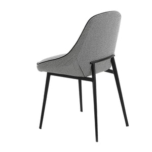 Chair in gray fabric