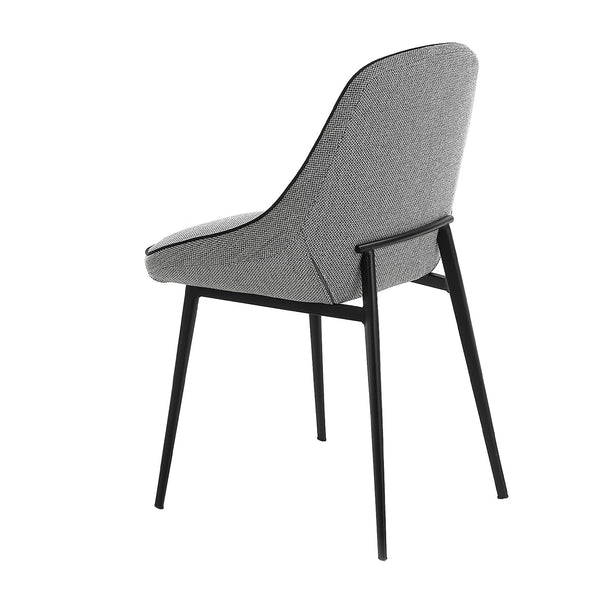 Chair in gray fabric