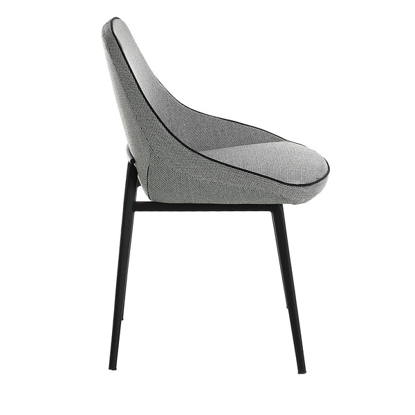 Chair in gray fabric
