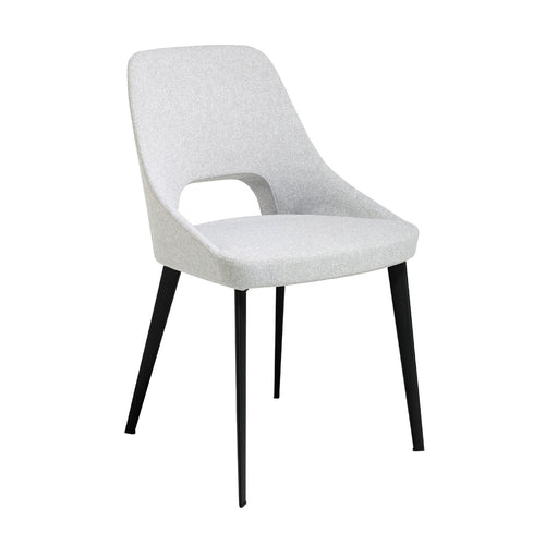 Chair in gray fabric