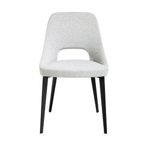 Chair in gray fabric