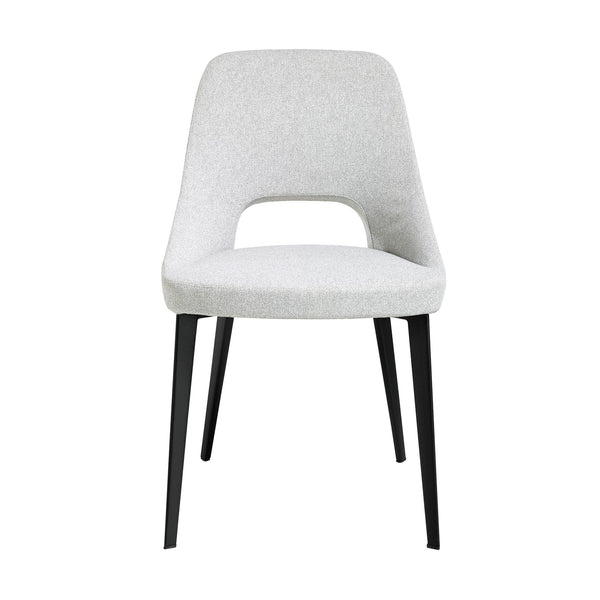 Chair in gray fabric