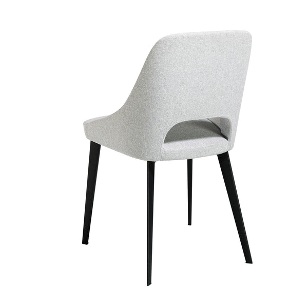 Chair in gray fabric