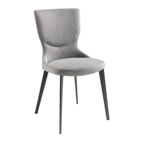 Chair in gray fabric