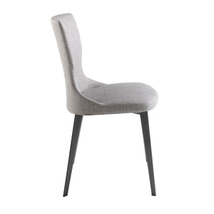 Chair in gray fabric