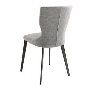 Chair in gray fabric