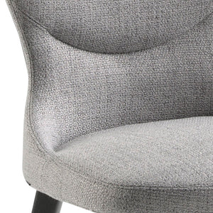 Chair in gray fabric