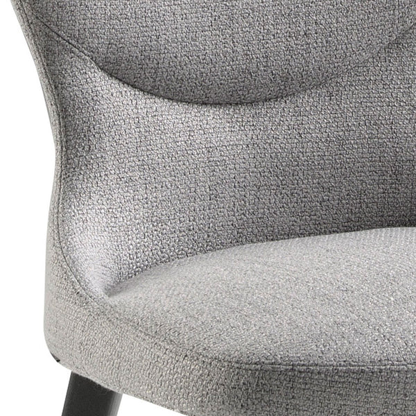Chair in gray fabric