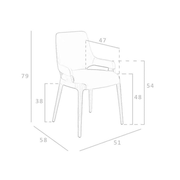 Brown leather chair