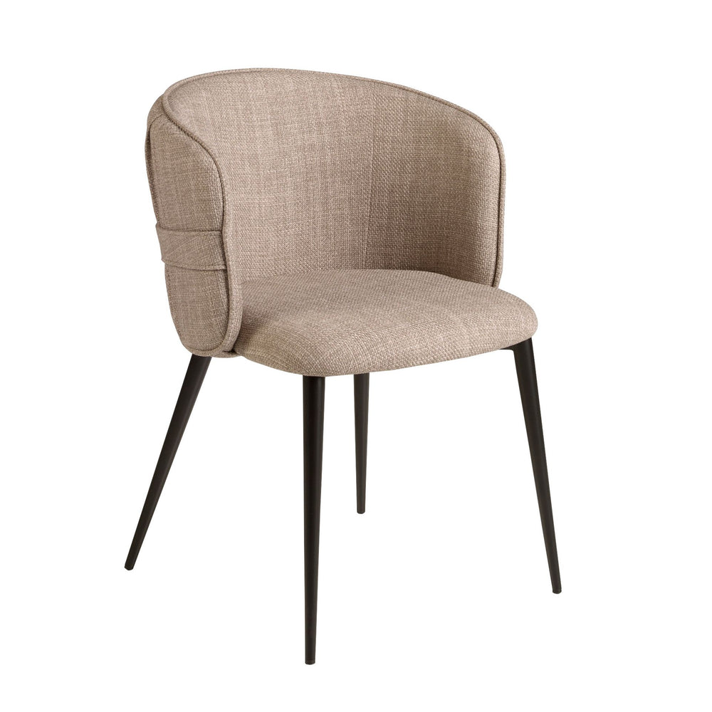 Brown fabric chair