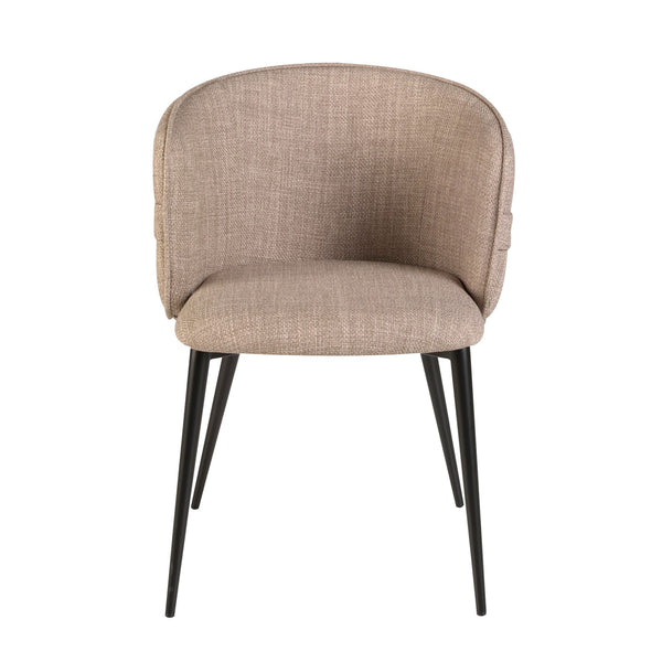 Brown fabric chair