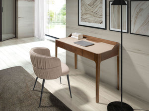Brown fabric chair