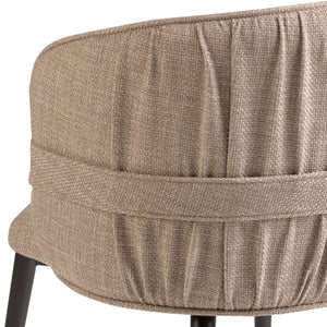 Brown fabric chair