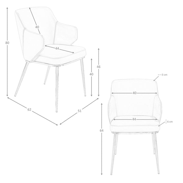 Brown faux leather chair