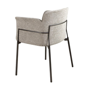 Chair in gray fabric