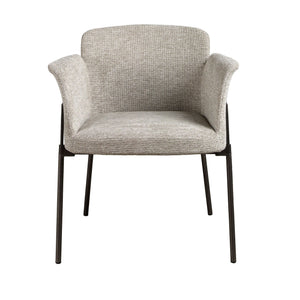 Chair in gray fabric