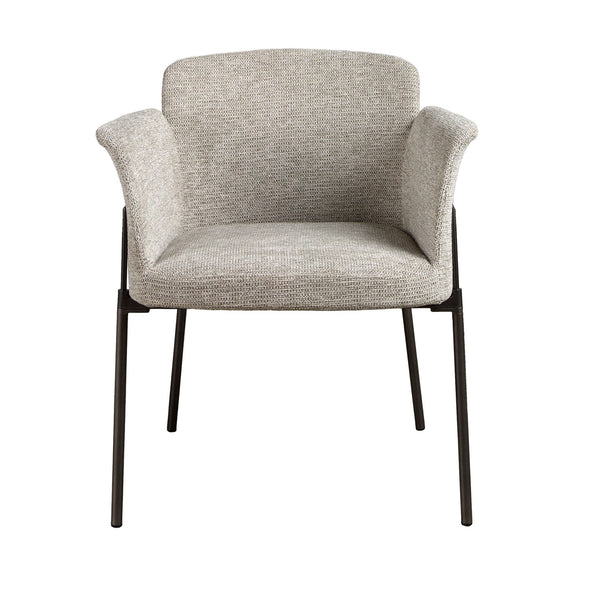 Chair in gray fabric