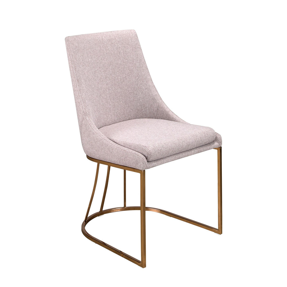 Chair in gray fabric