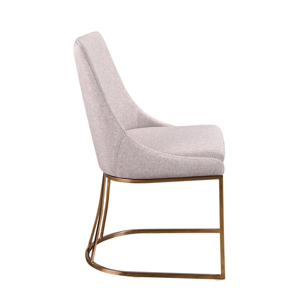Chair in gray fabric
