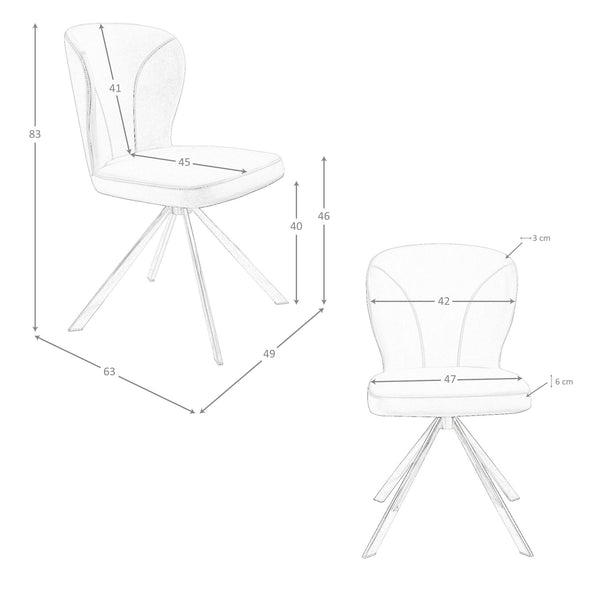 Light green synthetic leather swivel chair