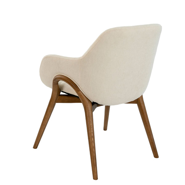 Beige fabric chair