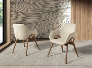 Beige fabric chair