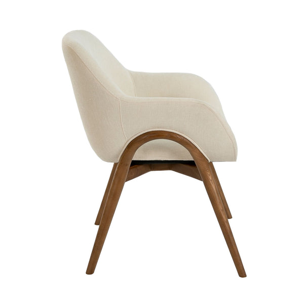 Beige fabric chair