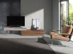 Armchair in ecological mink leather