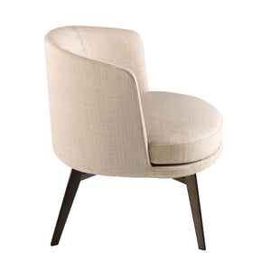 Cream fabric armchair
