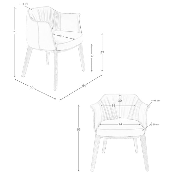 Gray faux leather chair