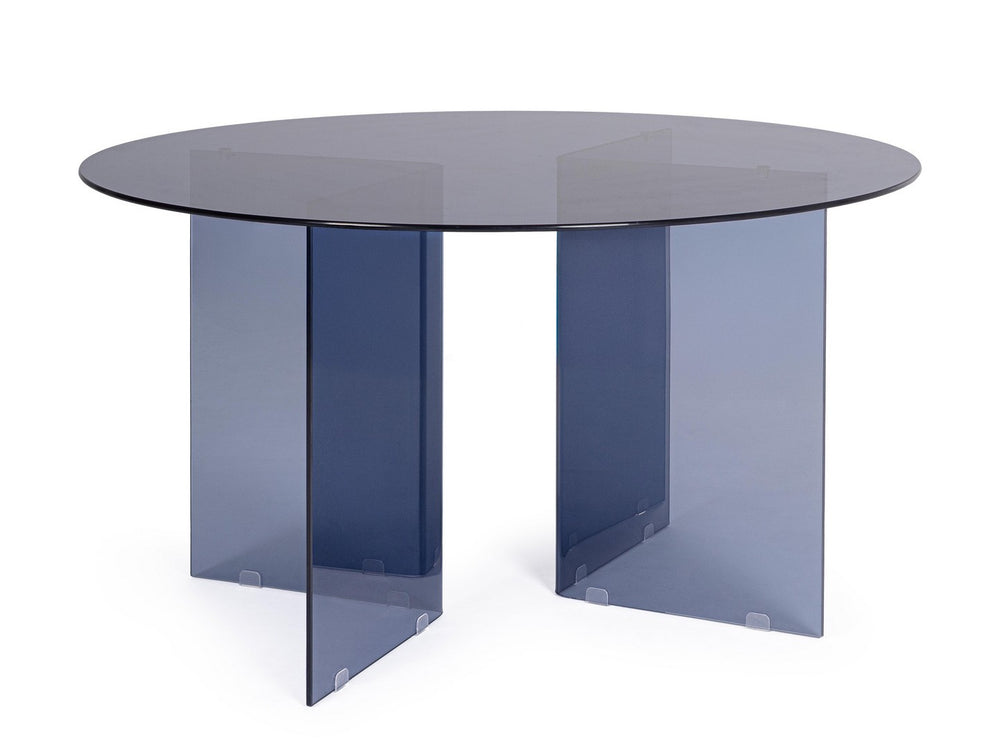Round Dining Table Ø130 cm Dark Finish