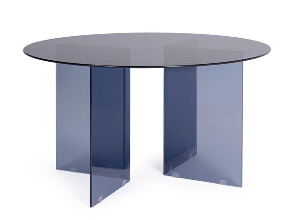 Round Dining Table Ø130 cm Dark Finish