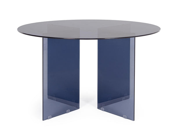 Round Dining Table Ø130 cm Dark Finish